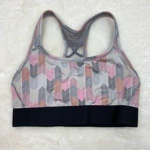 Victoria Secret Chevron Print Racer Back Sports Bra
